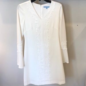 Antonio Melani White bell sleeve dress